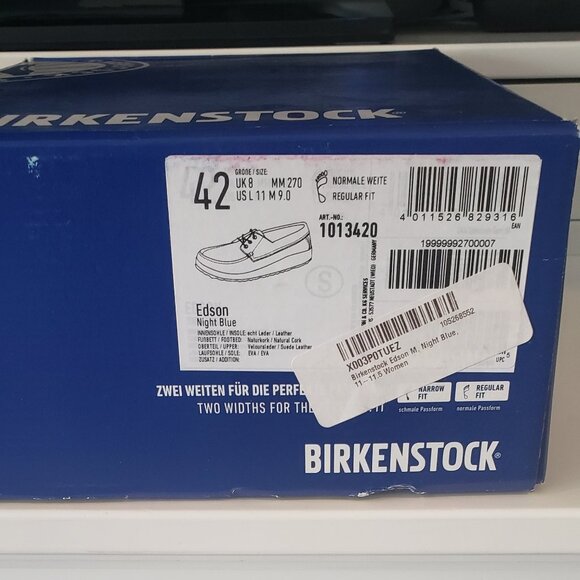 NWT: Birkenstock Edson Unisex Shoe Size EU 42